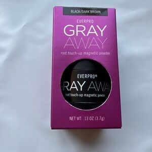 Everpro Gray Away Magnetic Powder Black/Dark Brown Instant Gray Root Coverage